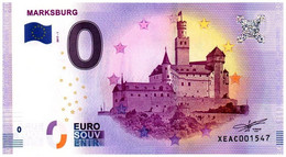 Billet Touristique - 0 Euro - Allemagne - Marksburg (2017-1) - Essais Privés / Non-officiels