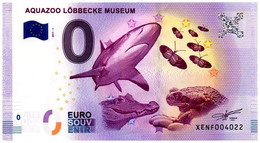 Billet Touristique - 0 Euro - Allemagne - Aquazoo Löbbecke Museum (2017-1) - Essais Privés / Non-officiels