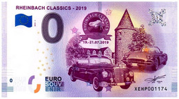 Billet Touristique - 0 Euro - Allemagne - Rheinback Classics - 2019 (2019-1) - Pruebas Privadas