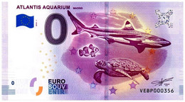 Billet Touristique - 0 Euro - Espagne - Madrid - Atlantis Aquarium (2018-1) - Essais Privés / Non-officiels