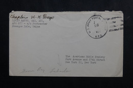 ETATS UNIS - Enveloppe En FM Pour New York En 1945 - L 73805 - Cartas