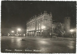 O3920 Torino - Palazzo Madam - Notturno Notte Nuit Night Nacht Noche / Viaggiata 1953 - Palazzo Madama