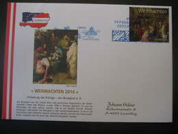 Österreich- Christkindl 31.12.2014 Beleg Mit Sondermerken Und Automatenstempel - Briefe U. Dokumente