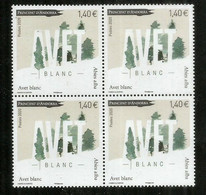 Silver Fir/Sapin Blanc Des Pyrénées. (Avet Blanc)  Bloc De 4 Neufs ** , Année 2020 - Unused Stamps
