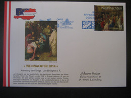 Österreich- Christkindl 27.12.2014 Beleg Mit Sondermerken Und Automatenstempel - Cartas & Documentos