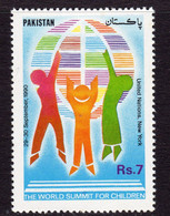 Pakistan 1990 UN World Summit For Children, MNH, SG 831 (E) - Pakistan