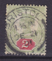 Great Britain 1887 Mi. 88  2p. Queen Victoria Deluxe BRISTOL Cancel !! - Non Classificati