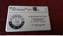 P 18 La Boutique De Tintin 007 E (Mint,Neuve)Only 1000 EX MAde Very Rare - Zonder Chip