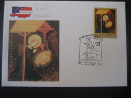 Österreich- Garsten 25.11.2011  Beleg Mit Sondermarken Und -stempel - Briefe U. Dokumente