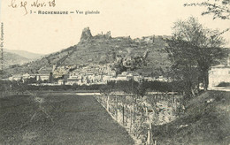 Dép 07 - Rochemaure - Vue Générale - état - Rochemaure