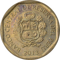 Monnaie, Pérou, 10 Centimos, 2013, Lima, TTB, Laiton, KM:305.4 - Peru