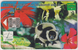 MADAGASCAR - Nature Of Madagascar,12/00, 25 U, Tirage 400.000, Used - Madagascar