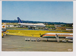 Vintage Rppc Sabena Belgium World Airlines Boeing 747 & Tupolev @ Brussels National Airport - 1919-1938: Entre Guerres