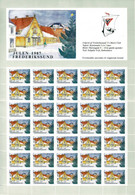 Denmark; Local Christmas Seals Frederikssund Y's Men's Club 1987.  Unused Sheet, Not Folded - MNH(**). - Hojas Completas