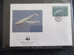 FDC WWF - PALAU 4 PCS - Palau