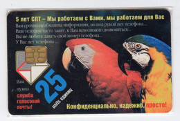 RUSSIE TELECARTE PERROQUET PARROT Date 2000 - Parrots