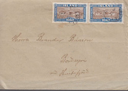 1925. Views And Buildings. 10 Aur Brown/blue 2 Ex STRANDASYSLA 5 12. (Michel 115) - JF366949 - Lettres & Documents