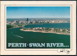 °°° GF860 - AUSTRALIA - PERTH - SWAN RIVER - 1990 With Stamps °°° - Perth