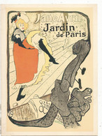 Publicité, Affiche, Jane Avril ,ets Buisson,Gennevilliers, N° 5, Toulouse Lautrec 1893 , Frais Fr 1.75 E - Advertising