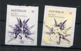 (stamp 17-10-2020) Australia - On Paper - Unusual Flowers Stamps ? Blue Devil - Errors, Freaks & Oddities (EFO)