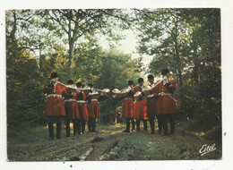 Cp , Sports ,CHASSE A COURRE ,la VENERIE ,sonneurs De Trompe ,musique & Musiciens , Voyagée 1971 - Jagd