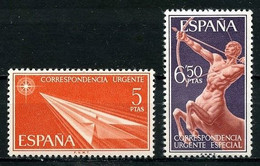 ESPAGNE 1956 Exprès N° 34/35 ** Neufs MNH Superbes C 0.75 € Flèche Centaure - Correo Urgente
