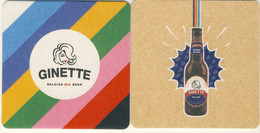 Sous-bock, Bierviltje, Bierdeckel, Beer Coaster, Sotto Bicchiere GINETTE BIO Belgique - Portavasos