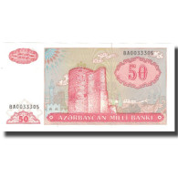 Billet, Azerbaïdjan, 50 Manat, Undated (1993), KM:17b, NEUF - Azerbaïdjan