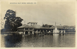 PC CPA US, CA, OAKLAND, MUNICIPAL BOAT HOUSE, REAL PHOTO POSTCARD (b6962) - Oakland