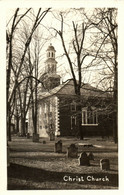 PC CPA US, VA, ALEXANDRIA, CHRIST CHURCH, VINTAGE REAL PHOTO POSTCARD (b6874) - Alexandria