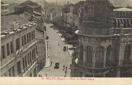 PC CPA BRAZIL, RECIFE, RUA DO BOM JESUS, VINTAGE POSTCARD (b8191) - Recife