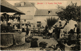 PC CPA CAPE VERDE / PORTUGAL, MERCADO, S. VICENTE, VINTAGE POSTCARD (b13374) - Cap Vert