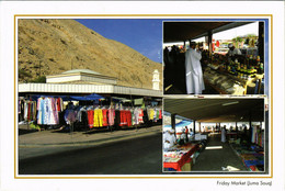 PC CPA SULTANATE OF OMAN FRIDAY MARKER JUMA SOUQ REAL PHOTO POSTCARD (b16346) - Oman