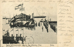 PC CPA JEMEN, DUKE OF CONNAUGHT LEAVING THE LANDING PIER, (b16698) - Yémen