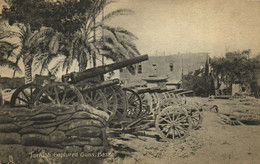 PC CPA IRAQ, BASRA, TURKISH CAPTURED GUNS, VINTAGE POSTCARD (b16259) - Iraq