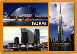 PC CPA U.A.E. DUBAI NEW FACE OF DUBAI BURJ KHALIFA REAL PHOTO POSTCARD (b16401) - Emirats Arabes Unis