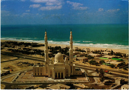 PC CPA U.A.E. , DUBAI, MOSQUE IN JUMAIRA, REAL PHOTO POSTCARD (b16400) - United Arab Emirates