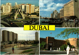 PC CPA U.A.E. , DUBAI, SCENES FROM DUBAI, REAL PHOTO POSTCARD (b16384) - Emirati Arabi Uniti