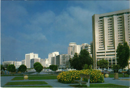 PC CPA U.A.E. , DUBAI, VIEW FROM DEIRA CORNISH, REAL PHOTO POSTCARD (b16368) - Ver. Arab. Emirate