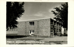 PC CPA US, ND, GRAFTON, PUBLIC SCHOOL, Vintage REAL PTOHO Postcard (b17149) - Other & Unclassified