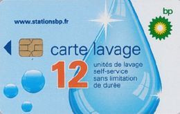 # Carte A Puce Portemonnaie  Lavage BP - Goutte - 12u Puce1? - Tres Bon Etat - - Autowäsche