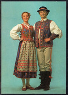 POLAND 1985 PC MAZOWSZE POLISH SONG AND DANCE ENSEMBLE GROUP FOLK COSTUME FROM SZCZAWNICKI REGION ETHNOGRAPHY CULTURES - Andere & Zonder Classificatie