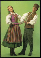 POLAND 1985 PC MAZOWSZE POLISH SONG AND DANCE ENSEMBLE GROUP FOLK COSTUME FROM WILAMOWICKI REGION ETHNOGRAPHY CULTURES - Sonstige & Ohne Zuordnung