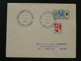 Oblitération Sur Lettre Postmark On Cover Expo Du Bicentenaire Impérial 88 Thaon Les Vosges 1969 - Napoleon