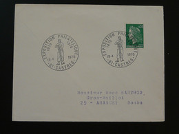 Oblitération Sur Lettre Postmark On Cover Expo Philatélique Guerre De 1870 Castres 81 Tarn 1970 - War 1870