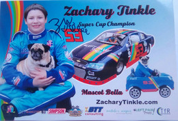 Zachary Tinkle And Mascot Bella - Autographes