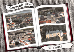 Souvenir De ... SAINTE-HERMINE - Vues Générales - Château - Livre Ouvert - Sainte Hermine