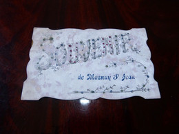 Cpa Masnuy St Jean Souvenir Masnuy Saint Jean Jurbise Voyagée En 1907 - Jurbise