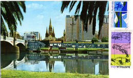 AUSTRALIA  MELBOURNE  River Yarra  The Princes Gate  Nice Stamps - Melbourne