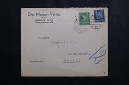 ALLEMAGNE - Enveloppe Commerciale De Berlin Pour La France En 1925 - L 73905 - Cartas